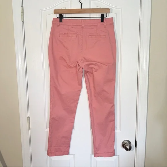 GAP Girlfriend Khaki Pink Salmon Chinos - Picture 4 of 9